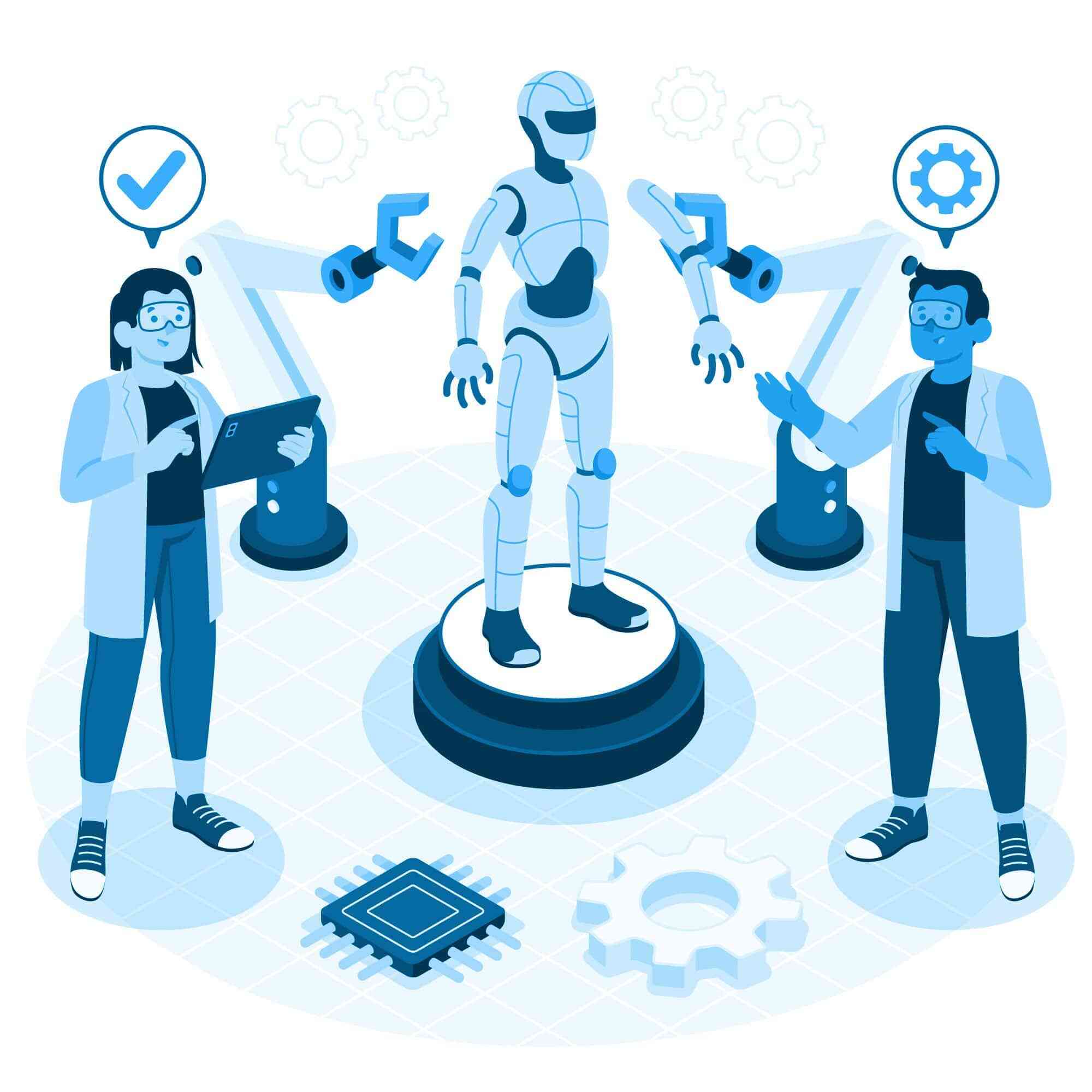 Illustration representing Artificial Intelligence applications